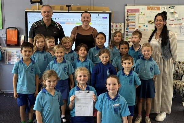 Group photo of our K-2 SRC students and staff coordinators