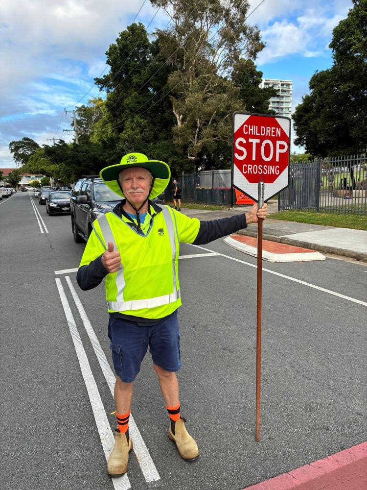 Our Crossing Supervisor hard at work
